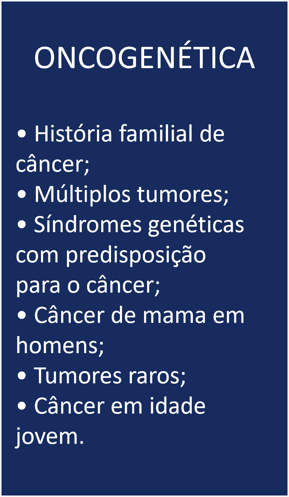 4. Oncogenética